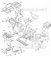 CHASSIS W/RACKS NORWEGIAN 350 4X4 (4922912291003A)