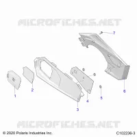 CLOSE OFF PANEL and ACCESS PANEL
