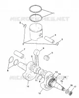 VILEBREQUIN AND PISTON 6X6 250 W938727 (4924092409043A)