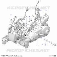 ENGINE, ENGINE AND SUPPORT TRANSMISSION