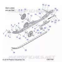 SUSPENSION, RAIL, LH/RH