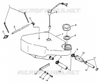 RESERVOIR D'HUILE SLT 700 B974572 (4941124112A012)