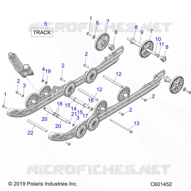 SUSPENSION ARRIERE AND TRACK