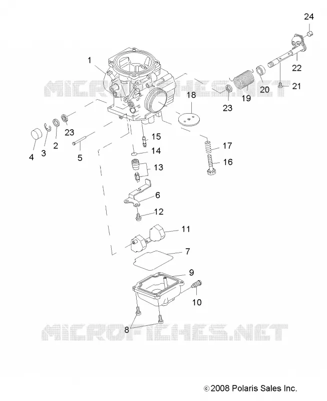 MOTEUR, CARBURATEUR, LOWER