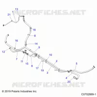 REFROIDISSEMENT ROUTING ENGINE