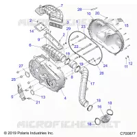 SYSTÃˆME DE TRANSMISSION, CLUTCH COVER AND DUCTING