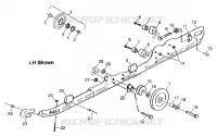 FIXATION RAIL (SUSPENSION) 500 RMK 0982964 and EUROPEAN 500 RMK E982964 (4942634263B012)