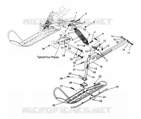 SUSPENSION AVANT AND SKI LITE GT 0963133 AND EUROPEAN LITE GT E963133 (4933083308B001)