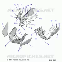 CARROSSERIE AVANT ASM./FENDERS
