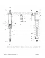 SUSPENSION, AMORTISSEUR ARRIERE TRACK (7044563)