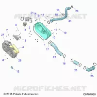 DRIVE TRAIN, COUVERCLE D'EMBRAYAGE AND DUCTING