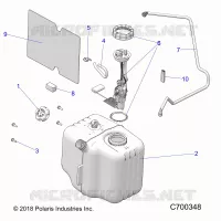 SYSTÃˆME D'ALIMENTATION, FUEL TANK ASM.
