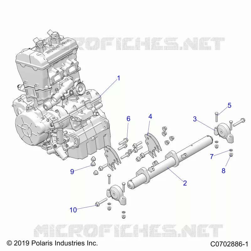 MOTEUR, MOUNTING & LONG BLOCK