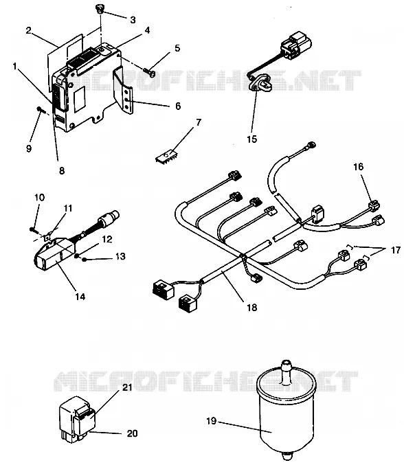 PIECES EFI 500 EFI 0942774 AND EFI SKS 0942574 (4924982498040A)