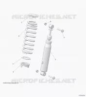 SUSPENSION, AMORTISSEUR AVANT MOUNTING