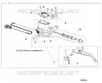 FREIN AVANT BRAKE LEVER AND MASTER CYLINDER