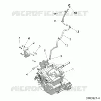 DRIVE TRAIN, MAIN SUPPORT PONT