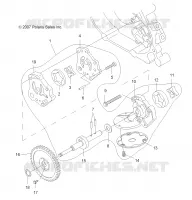 MOTEUR, OIL SYSTEM and POMPE A HUILE