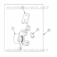 DIRECTION, KNUCKLE, RIGHT W/OFFSET EXTENSION
