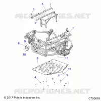 CHASSIS, MAIN FRAME AND SKID PLATES