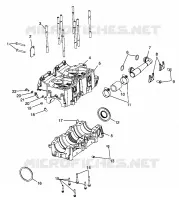 CARTERS MOTEUR 600 RMK 0980958 and EUROPEAN 600 RMK E980958 (4944634463C006)