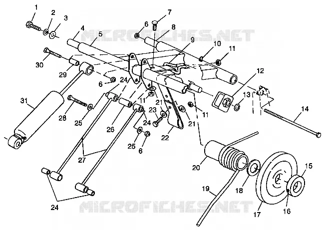 BRAS DE SUSPENSION ARRIERE