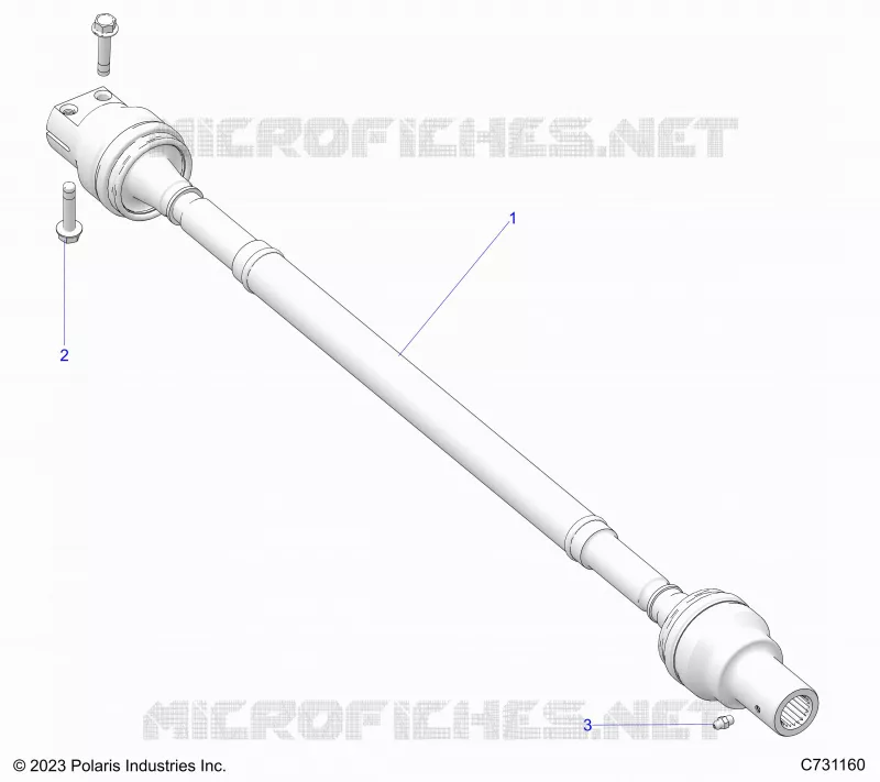 SYSTÃˆME DE TRANSMISSION, REAR PROP SHAFT