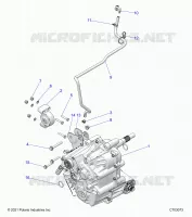 SYSTÃˆME DE TRANSMISSION, MAIN GEARCASE MOUNTING