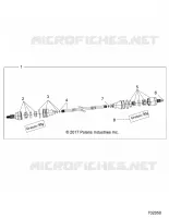 SYSTEME DE TRANSMISSION, FRONT HALF SHAFT