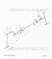 SUSPENSION, REAR BARRE STABILISATRICE