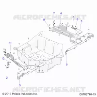 CARROSSERIE ARRIERE RACK, MOUNTING