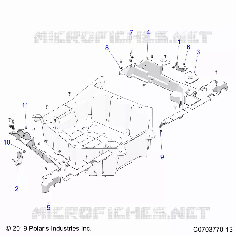 CARROSSERIE ARRIERE RACK, MOUNTING