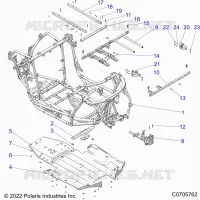 CHASSIS, MAIN FRAME AND SKID PLATES