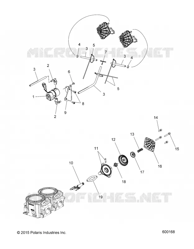 ENGINE, VALVE D'ECHAPPEMENTS AND SOLENOID