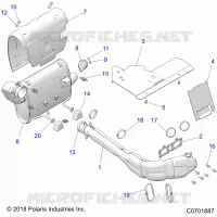 ENGINE, ECHAPPEMENT