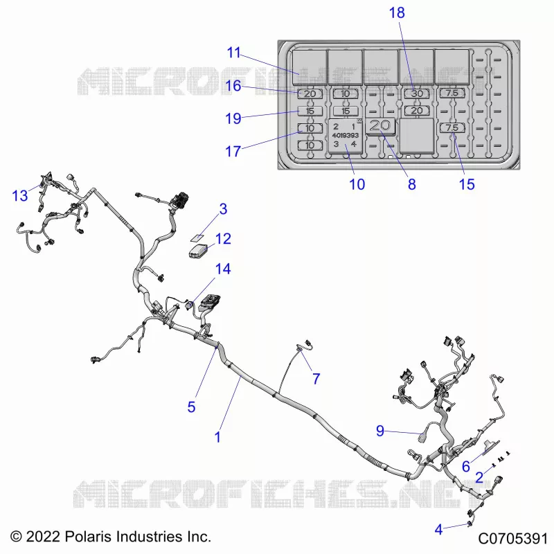 ELECTRICITE, WIRE HARNESSES, CHASSIS