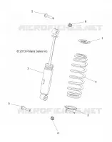 SUSPENSION, AMORTISSEUR AVANT
