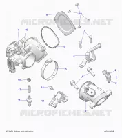 ENGINE, CORPS DE PAPILON AND FUEL RAIL