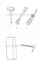 OUTILS  SL 750 B954070 (4930523052B012)
