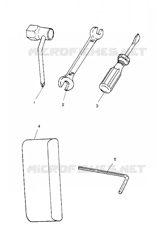 OUTILS  SL 750 B954070 (4930523052B012)