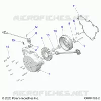 ENGINE, STATOR AND FLYROUE