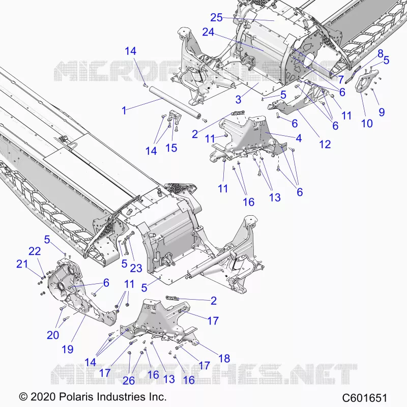 CHASSIS, BULKHEAD ASM.