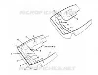 PROTECTION ANTI CHALEUR CARROSSERIE AVANT ASSEMBLY XLT 0950756, XLT SKS 0950556,  XLT SKS EURO E950556   (4928842884A012)