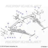 SUSPENSION ARRIERE CONTROL ARMS