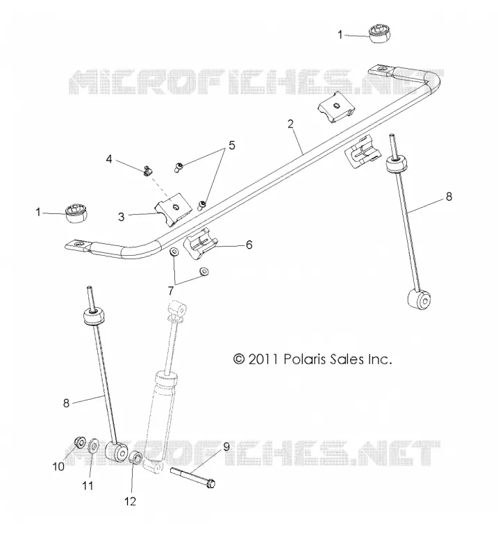 BARRE STABILISATRICE, FRONT