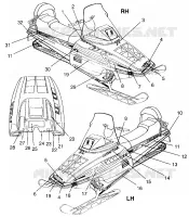 EMBLEMES  WIDETRAK LX 0962064 and  EUROPEAN WIDETRAK LX E962064 (4931643164A011)