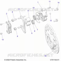 BRAKES, ETRIER DE FREIN ARRIERE