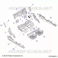 CARROSSERIE ARRIERE CLOSEOFF, FENDERS AND FLOOR
