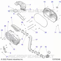 SYSTÃˆME DE TRANSMISSION, CLUTCH COVER AND DUCTING