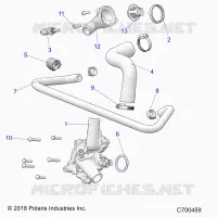 MOTEUR, WATERPUMP AND BYPASS
